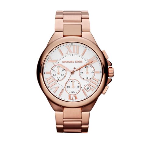 michael kors rose gold baguette watch|Michael Kors Women's Everest Quartz Watch with Stainless .